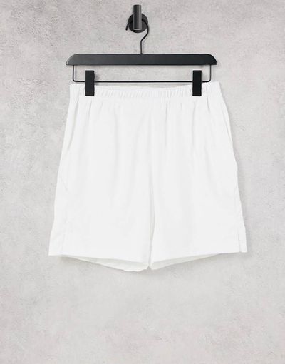 Nike Training Nike Tennis 7 inch shorts in white