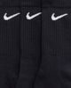 Nike Training Nike Training Everyday Cushioned 3 pack crew sock in black - 3