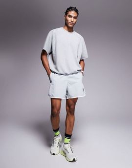 Nike Training Nike Training Heritage 5 inch shorts in gray