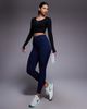 Nike Training Nike Training high rise 7/8 leggings in navy - 1