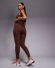 Nike Training Nike Training high waist 7/8 leggings in brown - 3