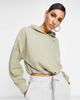 Nike Training Nike Training icon clash logo hoodie in khaki-Green - 4