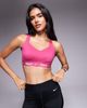 Nike Training Nike Training Indy high support sports bra in dark pink - 1