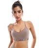Nike Training Nike Training Indy light support sports bra in brown - 1