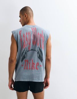 Nike Training Nike Training relaxed tank top in gray