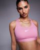 Nike Training Nike Training swoosh medium support sports bra in pink - 2
