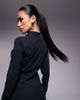 Nike Training Nike Training Zenvy Yoga full zip longsleeve top in black - 2