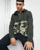 Nike Training Nike Training zip-front jacket in camo-Green - 3