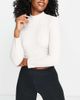 Nike Training Nike Yoga Luxe Dri-FIT cropped long sleeve top in off white - 1