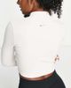 Nike Training Nike Yoga Luxe Dri-FIT cropped long sleeve top in off white - 3