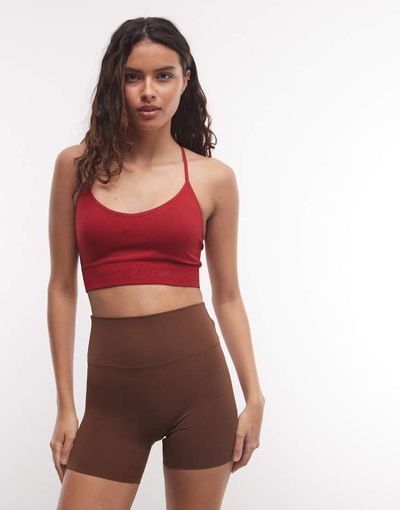 Nike Training Nike Zenvy 5inch shorts in brown