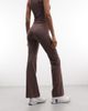 Nike Training Nike Zenvy Training high rise flare leggings in brown - 3