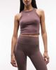 Nike Training Nike Zenvy Training high rise flare leggings in brown - 4