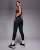 Nike Training Nike Zenvy Training highwaisted 7/8th leggings in dark green - 4