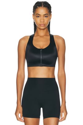 NikeSKIMS NikeSKIMS Shine Racerback Zip Front Bra
