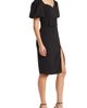 NIKKI LUND NIKKI LUND Bonnie Puff Sleeve Belted Sheath Dress - 3