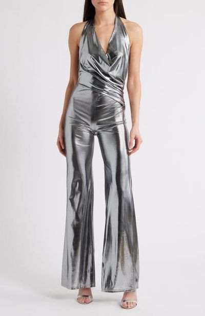 NIKKI LUND NIKKI LUND Donna Metallic Wide Leg Jumpsuit