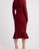 NIKKI LUND NIKKI LUND Faux Pearl Ruched Flare Hem Dress - 2
