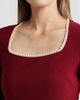 NIKKI LUND NIKKI LUND Faux Pearl Ruched Flare Hem Dress - 4
