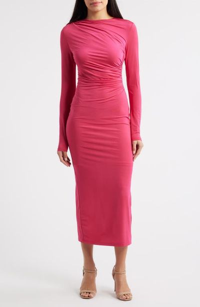 NIKKI LUND NIKKI LUND Hilda Long Sleeve Cocktail Dress