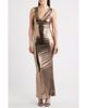 NIKKI LUND NIKKI LUND Jolie Metallic Sleeveless Maxi Dress - 1