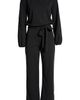 NIKKI LUND NIKKI LUND Joy Long Sleeve Tie Waist Jumpsuit - 5