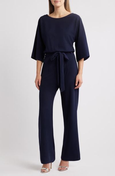 NIKKI LUND NIKKI LUND Joycelyn Flare Sleeve Tie Waist Jumpsuit