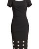 NIKKI LUND NIKKI LUND Marceline Grommet Sheath Dress - 5
