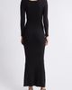 NIKKI LUND NIKKI LUND Money Long Sleeve Sculpting Knit Maxi Dress - 2