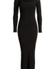 NIKKI LUND NIKKI LUND Money Long Sleeve Sculpting Knit Maxi Dress - 5