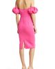 NIKKI LUND NIKKI LUND Norma Rosette Off the Shoulder Dress - 2