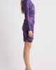 NIKKI LUND NIKKI LUND Prince Metallic Snakeskin Print Long Sleeve Dress - 3