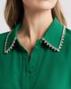 NIKKI LUND NIKKI LUND Sylvi Rhinestone Collar Shirt - 4