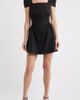NIKKI LUND NIKKI LUND Tilly Ruched Puff Sleeve Flare Dress - 1