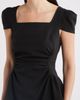 NIKKI LUND NIKKI LUND Tilly Ruched Puff Sleeve Flare Dress - 4
