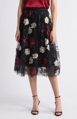 NIKKI LUND NIKKI LUND Virginia Floral Midi Skirt