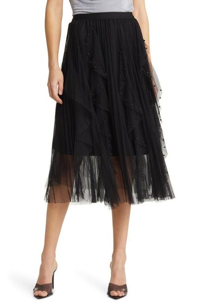 NIKKI LUND NIKKI LUND Wendy Beaded Tulle Skirt