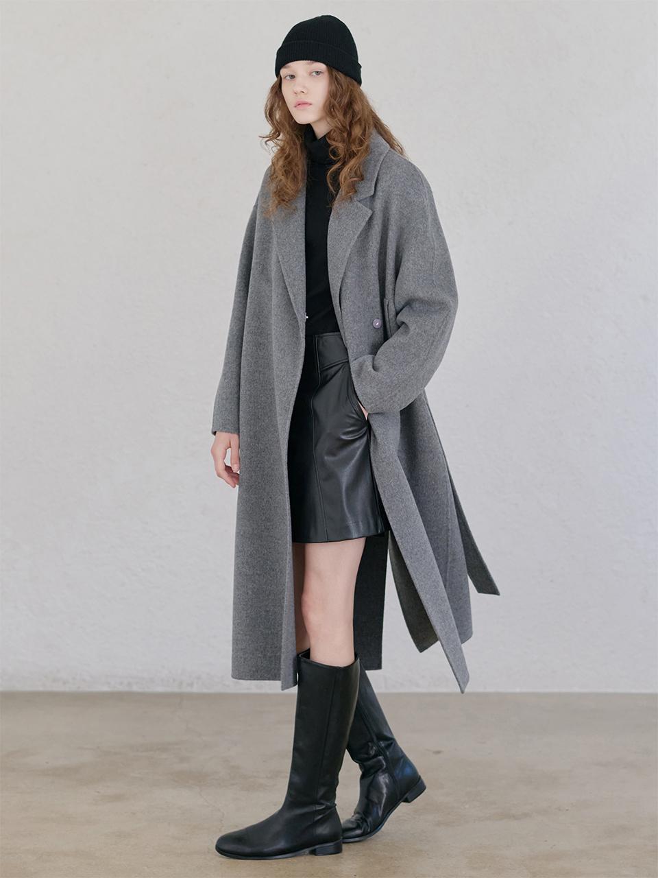 NILBY P 24FN premium handmade coat [GY]