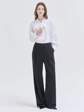 NILBY P 24WN new wide pants [BK]