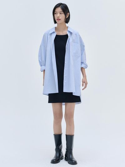 NILBY P 25SN Boy-friend Fit Shirts