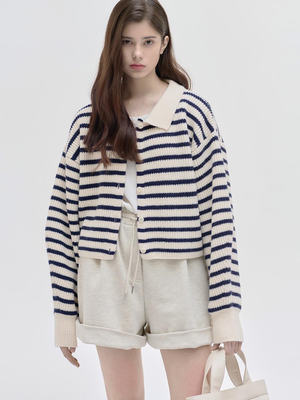NILBY P 25SN Casual Crop Cardigan [ST]