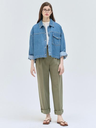 NILBY P 25SN Cotton Baggy Pants (KA)