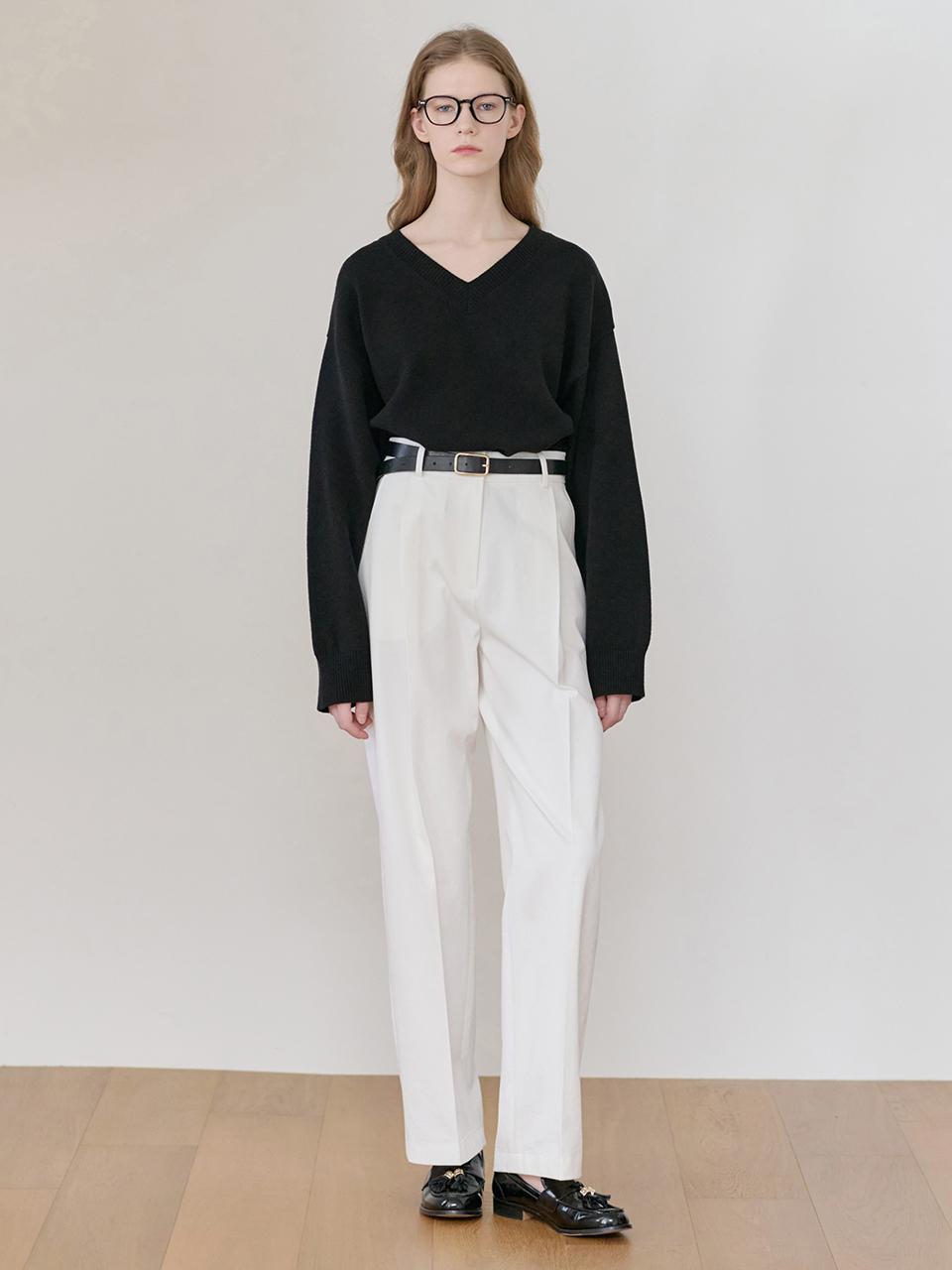 NILBY P 25SN Cotton Baggy Pants [WH]