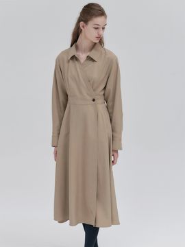 NILBY P Wrap Shirt Dress - 2 Colors