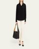 Nili Lotan Anita Leather Shoulder Bag - 5