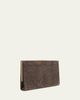 Nili Lotan Anjelica Snakeskin-Embossed Leather Clutch Bag - 3