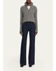 Nili Lotan Arlen Funnel-Neck Wool-Blend Knit Cardigan - 2