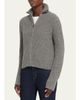 Nili Lotan Arlen Funnel-Neck Wool-Blend Knit Cardigan - 4