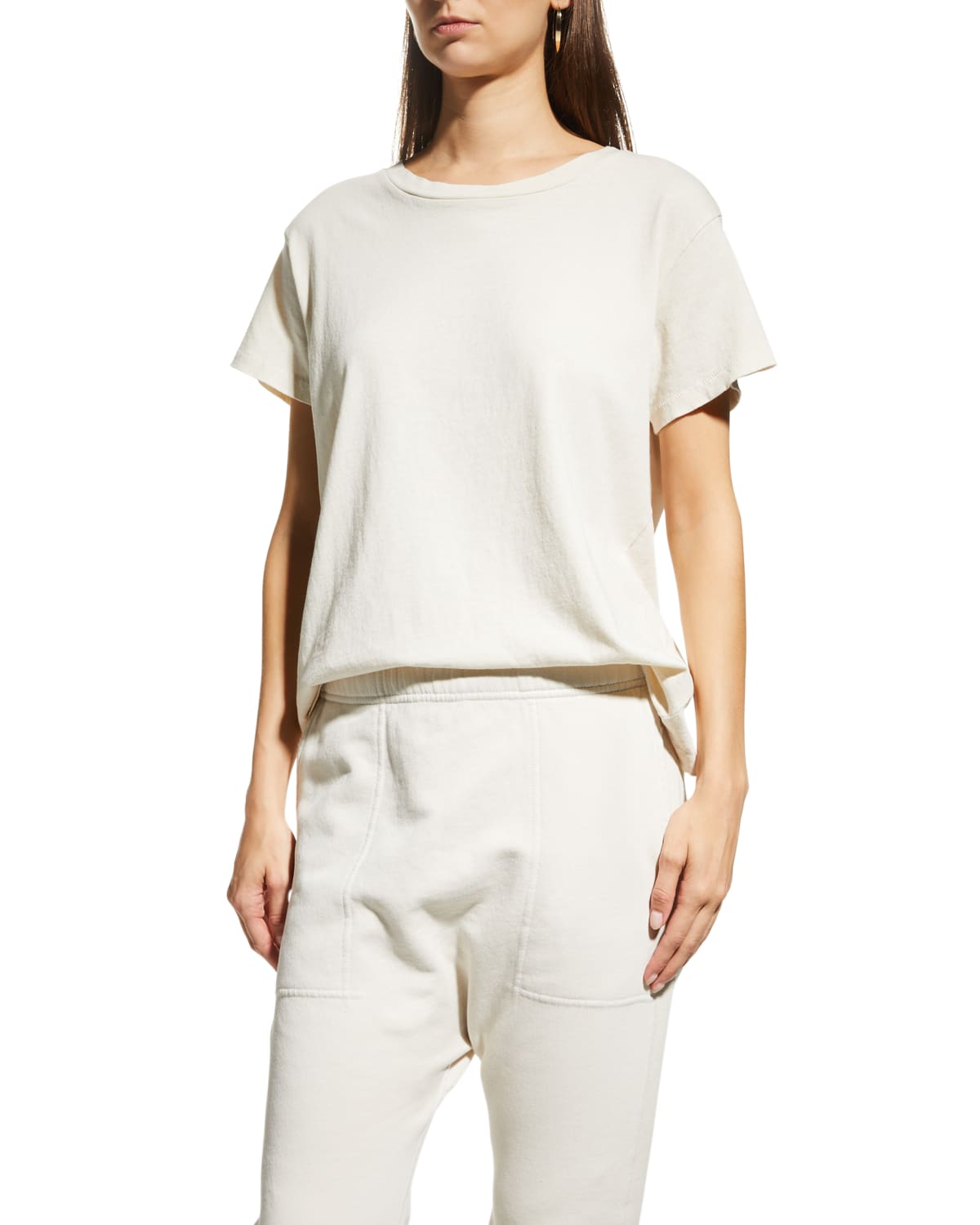 Nili Lotan Brady Distressed Tee