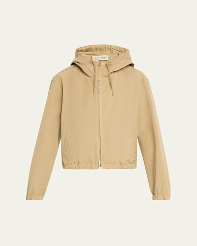 Nili Lotan Clyde Hooded Cotton Windbreaker